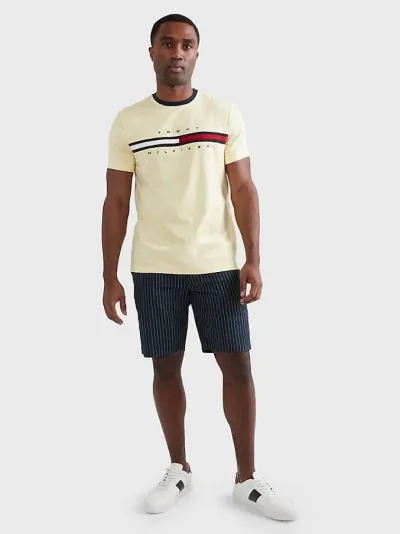Camiseta Tommy Hilfiger para caballero color amarillo