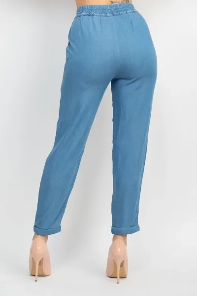Jogguer de mezclilla para Dama