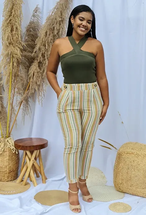 Pantalón para dama multicolor