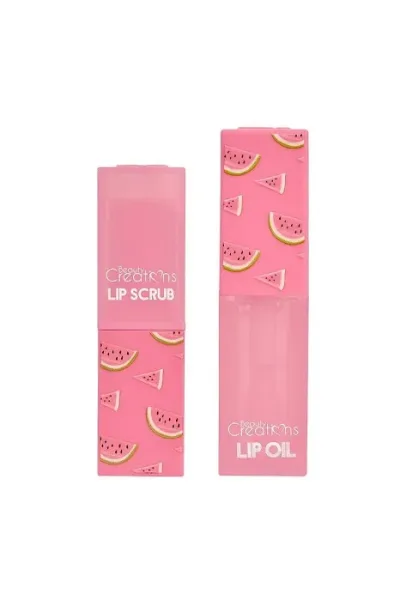 Set de gloss y exfoliante Beauty Creations para dama aroma sandia LOSET-2