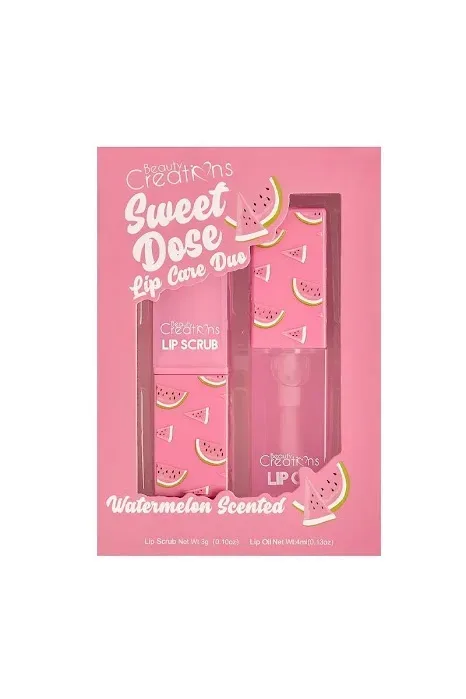 Set de gloss y exfoliante Beauty Creations para dama aroma sandia LOSET-2