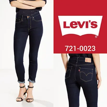 Jeans Levi's para dama 721-0023  skinny