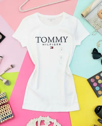 Camiseta Tommy Hilfiger para dama color blanco