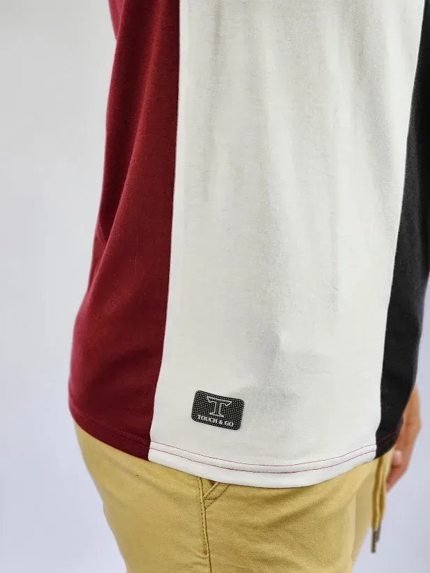 Camiseta de hombre Touch and Go multicolor