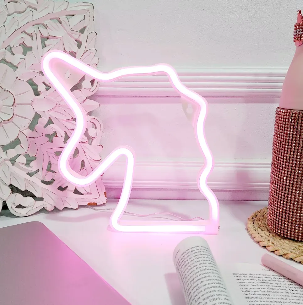 Lampara decorativa con Forma de Unicornio