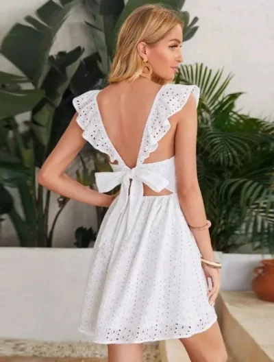 Vestido para dama color blanco