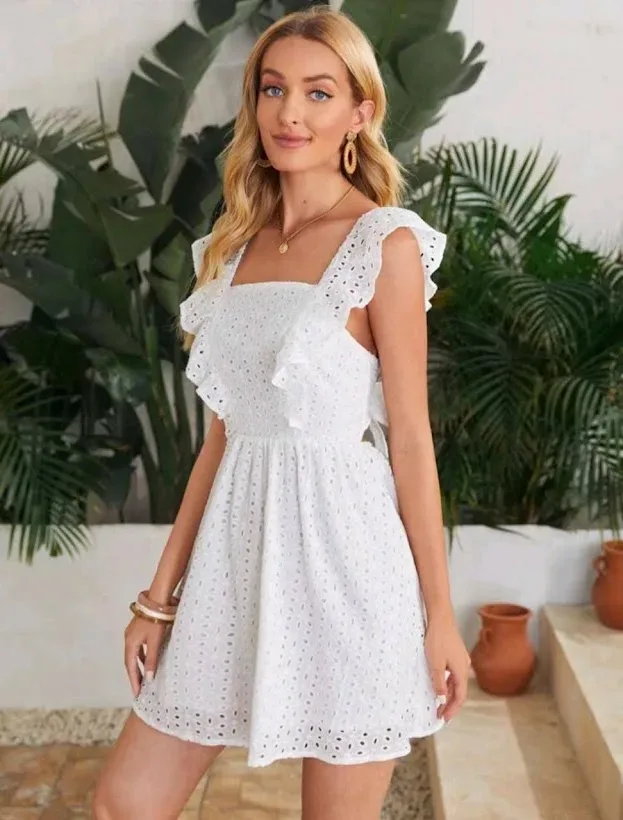 Vestido para dama color blanco