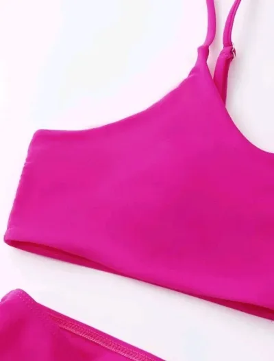 Vestido de baño para dama color fucsia
