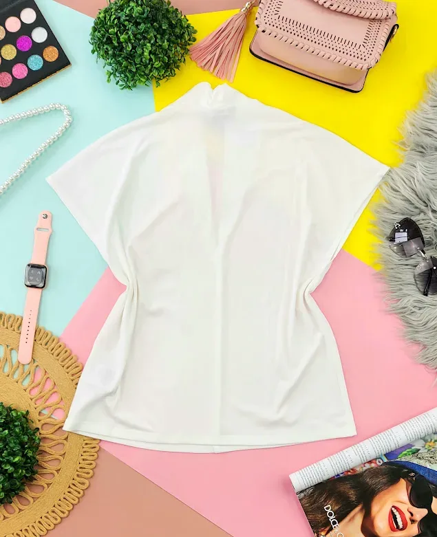 Blusa H Y M  para dama color blanco