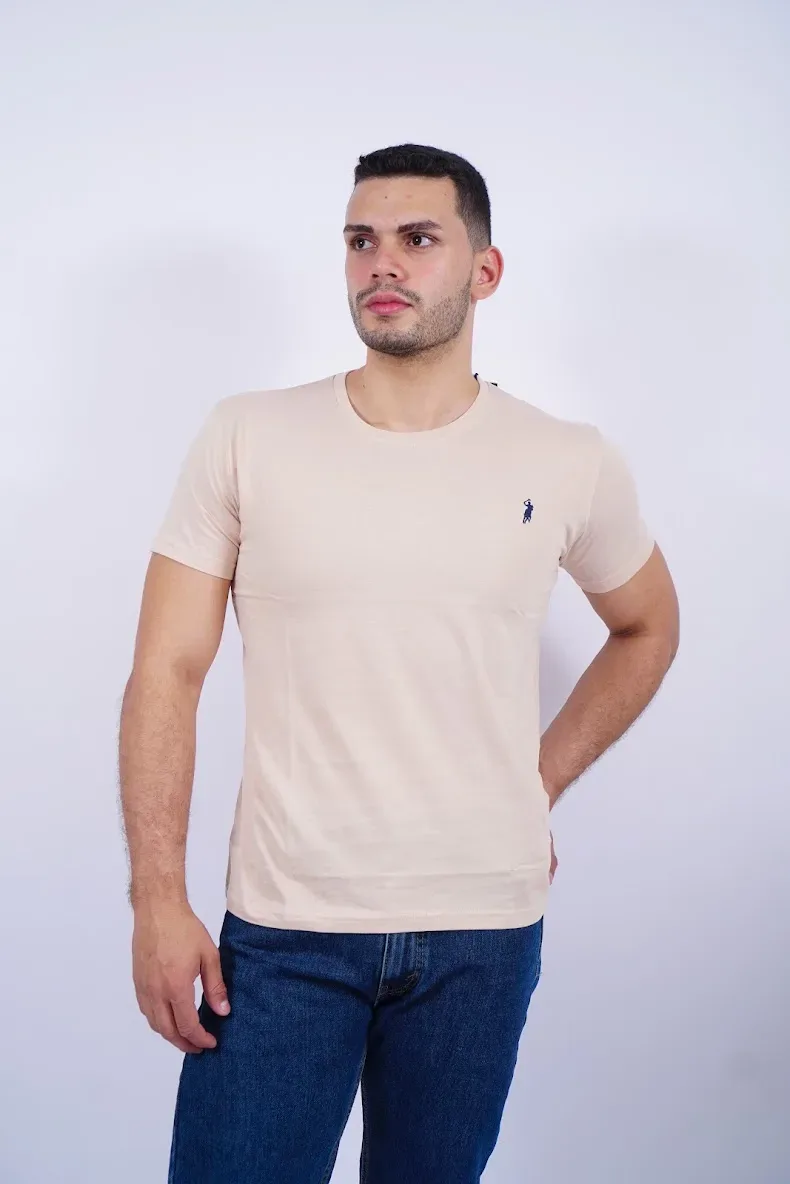 Camiseta Cambridge Polo Club para caballero color beige