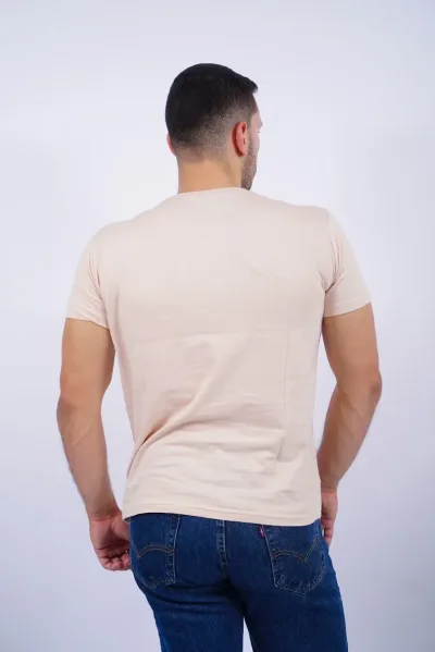 Camiseta Cambridge Polo Club para caballero color beige