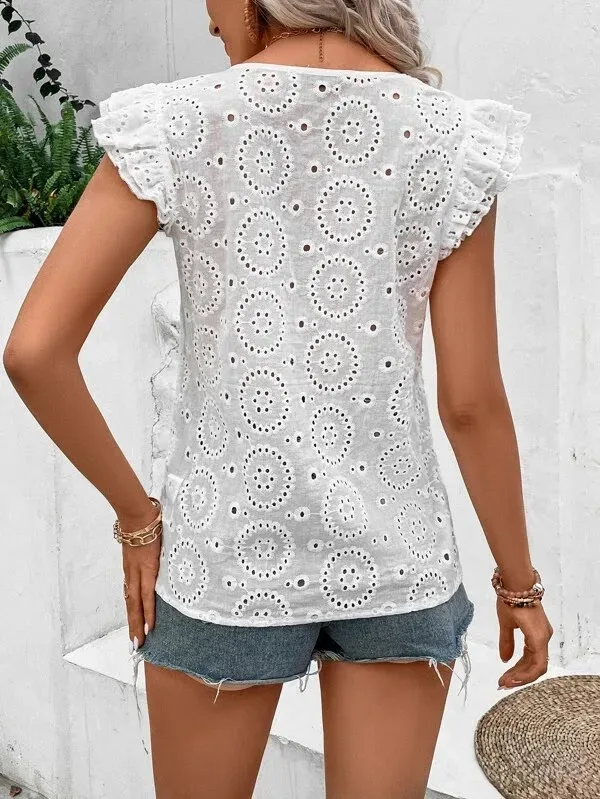 Blusa color blanca para dama