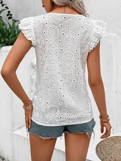 Blusa color blanca para dama