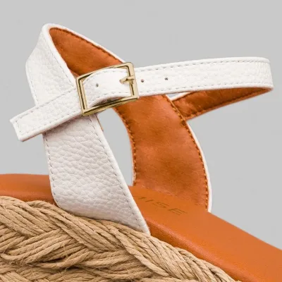 Sandalias para dama Primise Matisse Jute/White