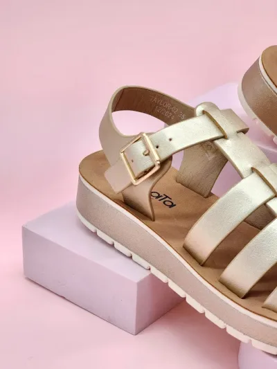Sandalias Sabata para dama taylor-02 GOLD