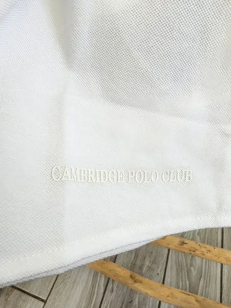 Camiseta Cambridge Polo Club para caballero color blanco