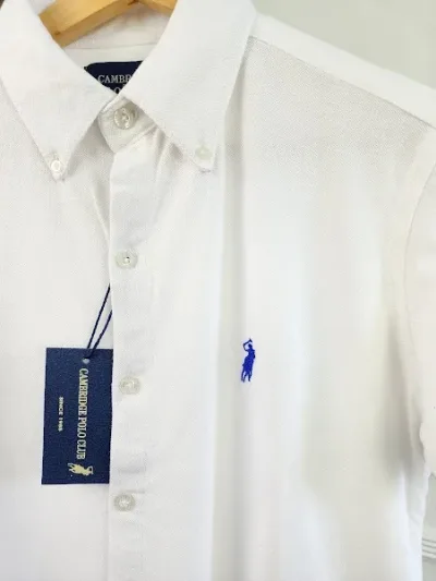 Camiseta Cambridge Polo Club para caballero color blanco