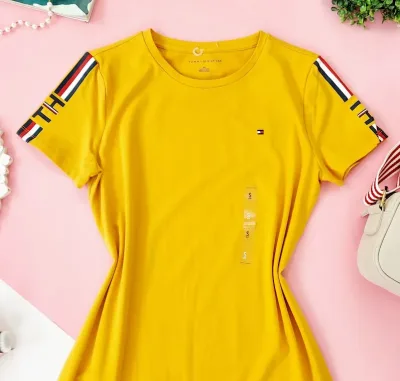 VestidoTommy Hilfiger para dama color mostaza