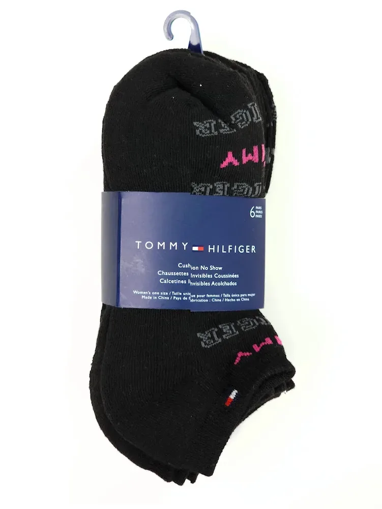 Set 6 pares de medias Tommy Hilfiger para dama