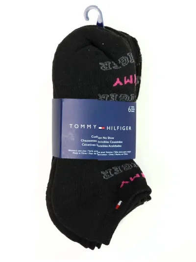 Set 6 pares de medias Tommy Hilfiger para dama