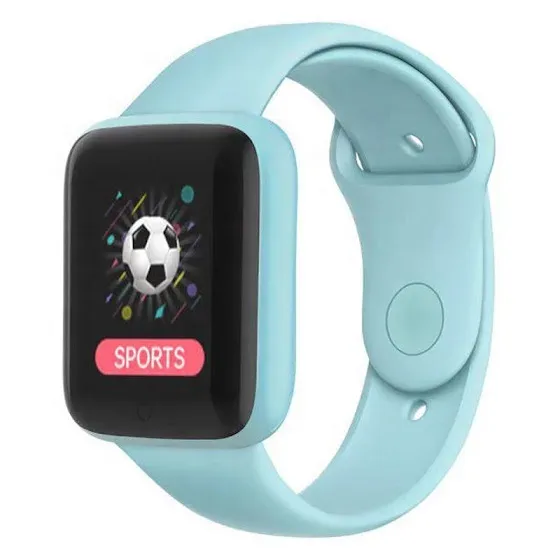 Reloj Inteligente color Celeste.