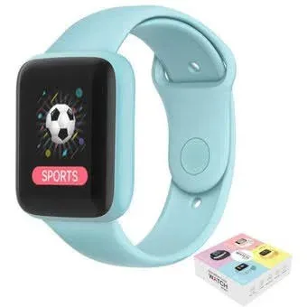 Reloj Inteligente color Celeste.