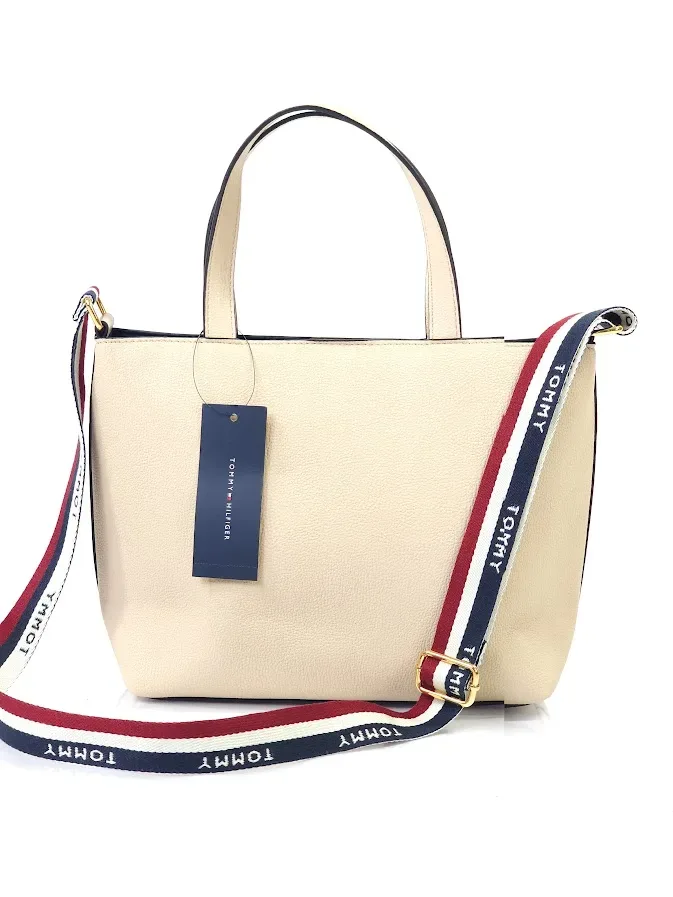 Bolso Tommy Hilfiger para dama color beige