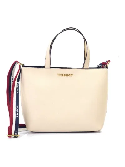 Bolso Tommy Hilfiger para dama color beige