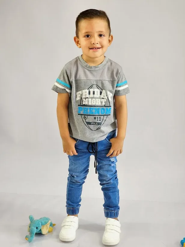 Jogger  Cambridge Polo Club para niño color azul