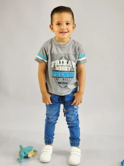 Jogger  Cambridge Polo Club para niño color azul