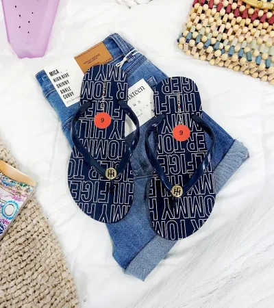 Sandalias Tommy Hilfiger para dama color azul