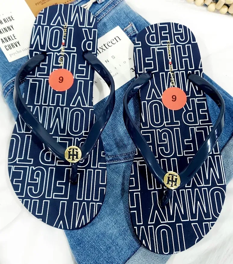 Sandalias Tommy Hilfiger para dama color azul