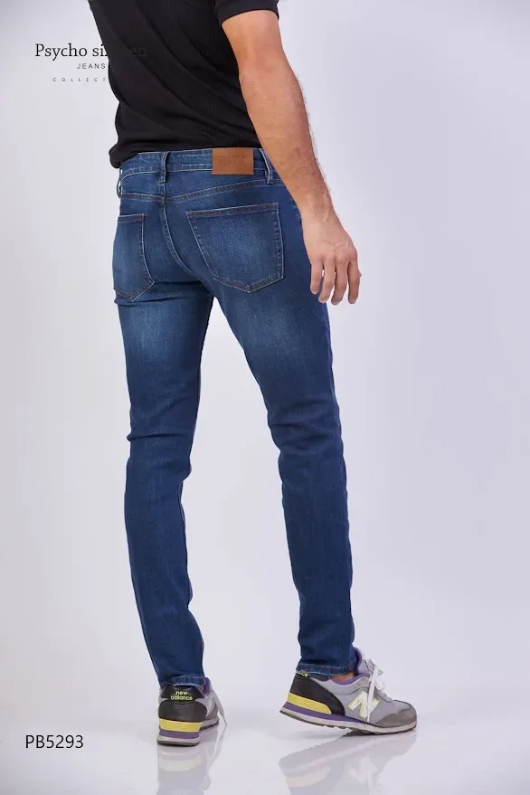 Jeans PSYCHO SIXTEEN para caballero PB5293 Slim fit color azul