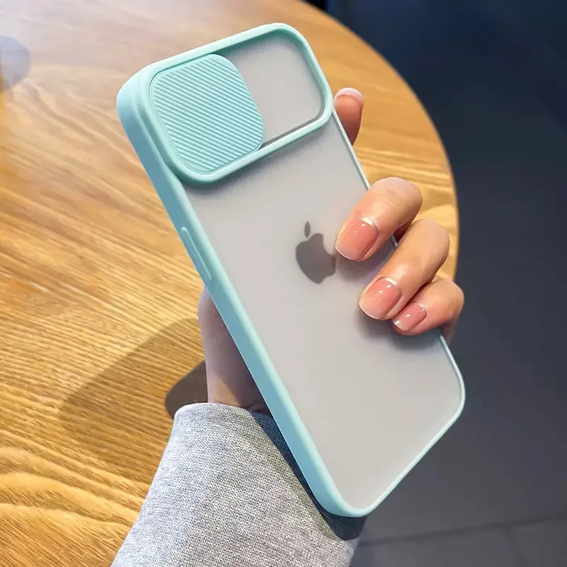 Funda para celular color verde menta