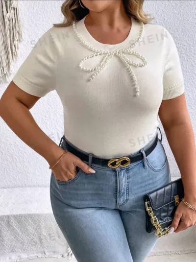 Blusa color beige para Dama