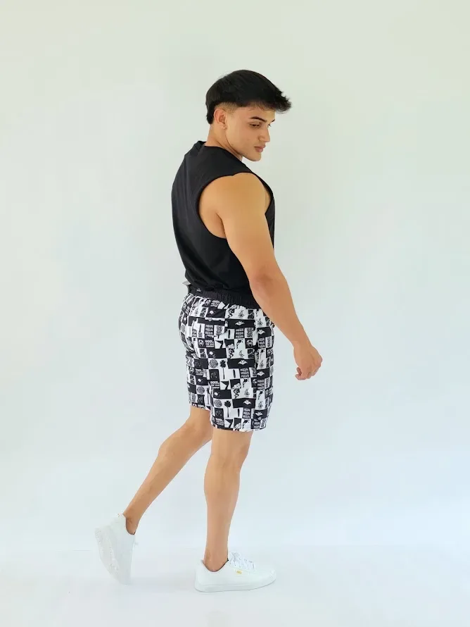 Pantaloneta Estivaneli color negro para Caballero