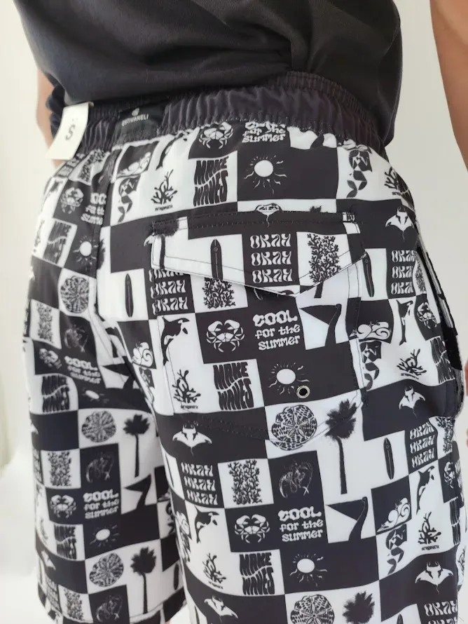 Pantaloneta Estivaneli color negro para Caballero