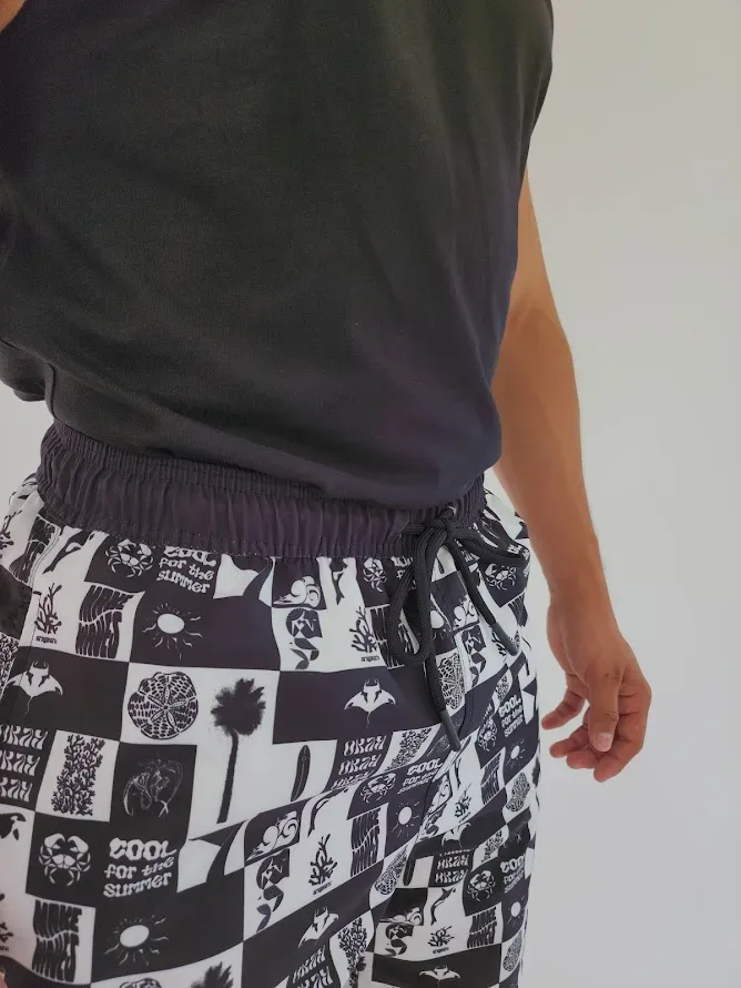 Pantaloneta Estivaneli color negro para Caballero