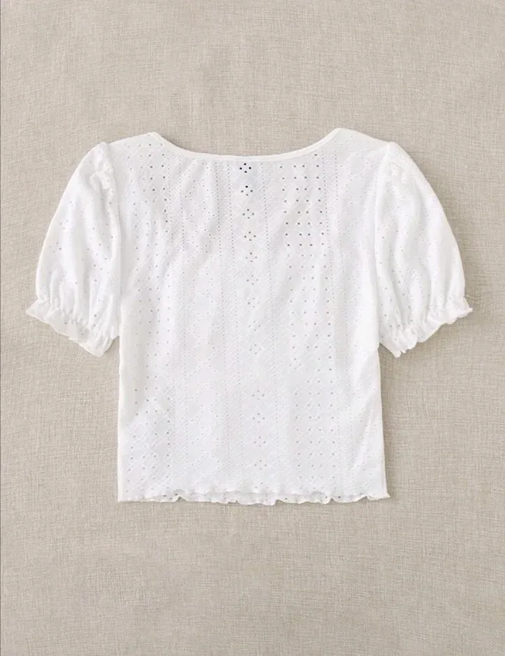 Blusa Blanca Para Dama