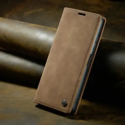 Funda para celular color café claro
