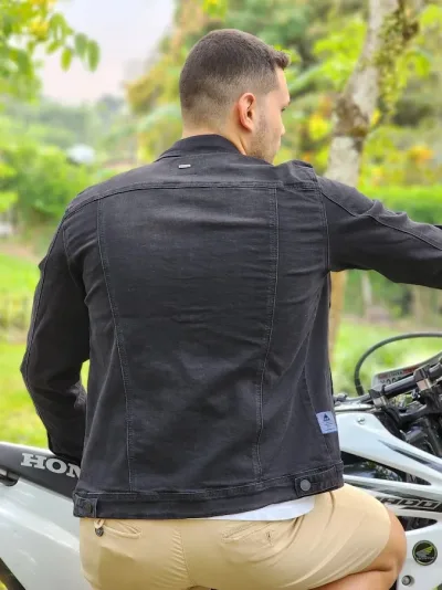 Jacket Hummer para caballero color negro
