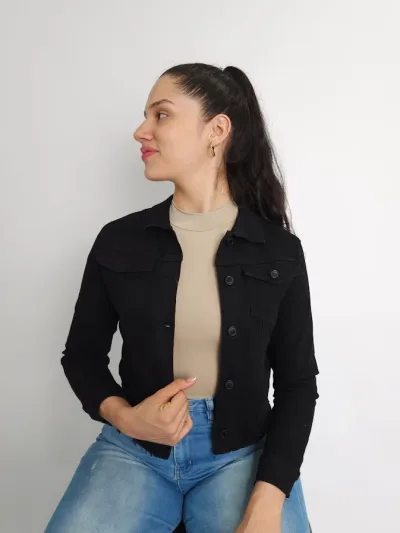 Jacket Fashion Nova para dama color negro