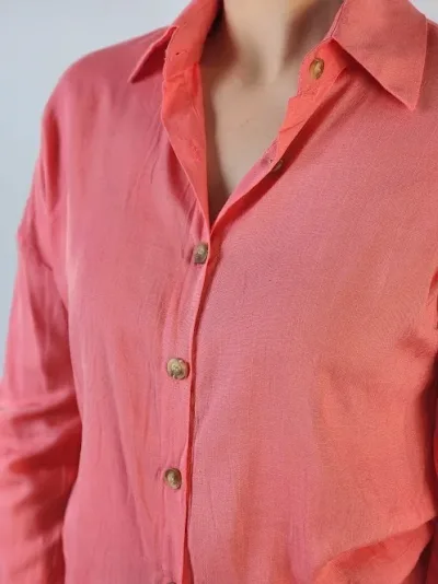 Camisa para dama color rosa