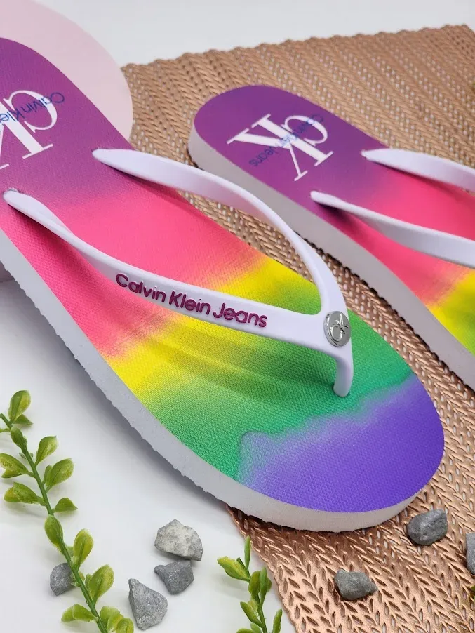 Sandalia para dama multicolor