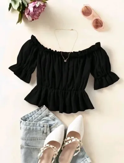 Blusa para dama color negro