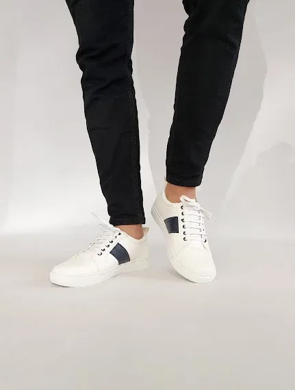 Tenis Marutti para caballero 2378BL-43 color blanco