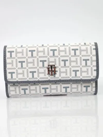 Cartera Tommy Hilfiger para dama color blanco
