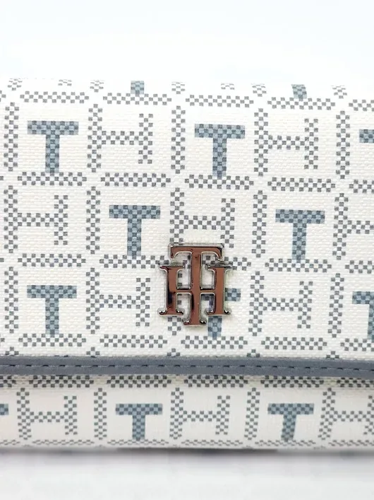 Cartera Tommy Hilfiger para dama color blanco