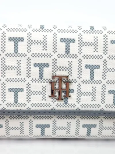 Cartera Tommy Hilfiger para dama color blanco