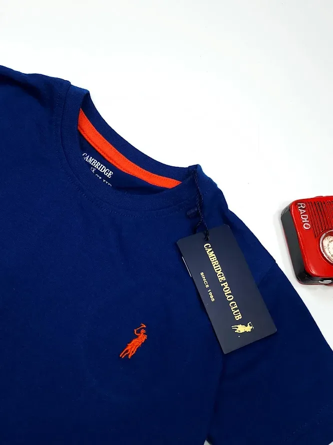 Camiseta Cambrige Polo para niño color azul